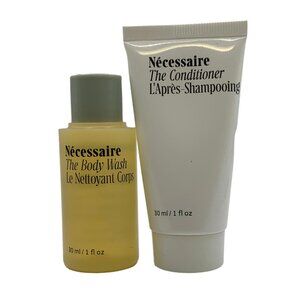 Necessaire Travel Set The Body Wash & The Conditioner Minis 30ml/1oz Each